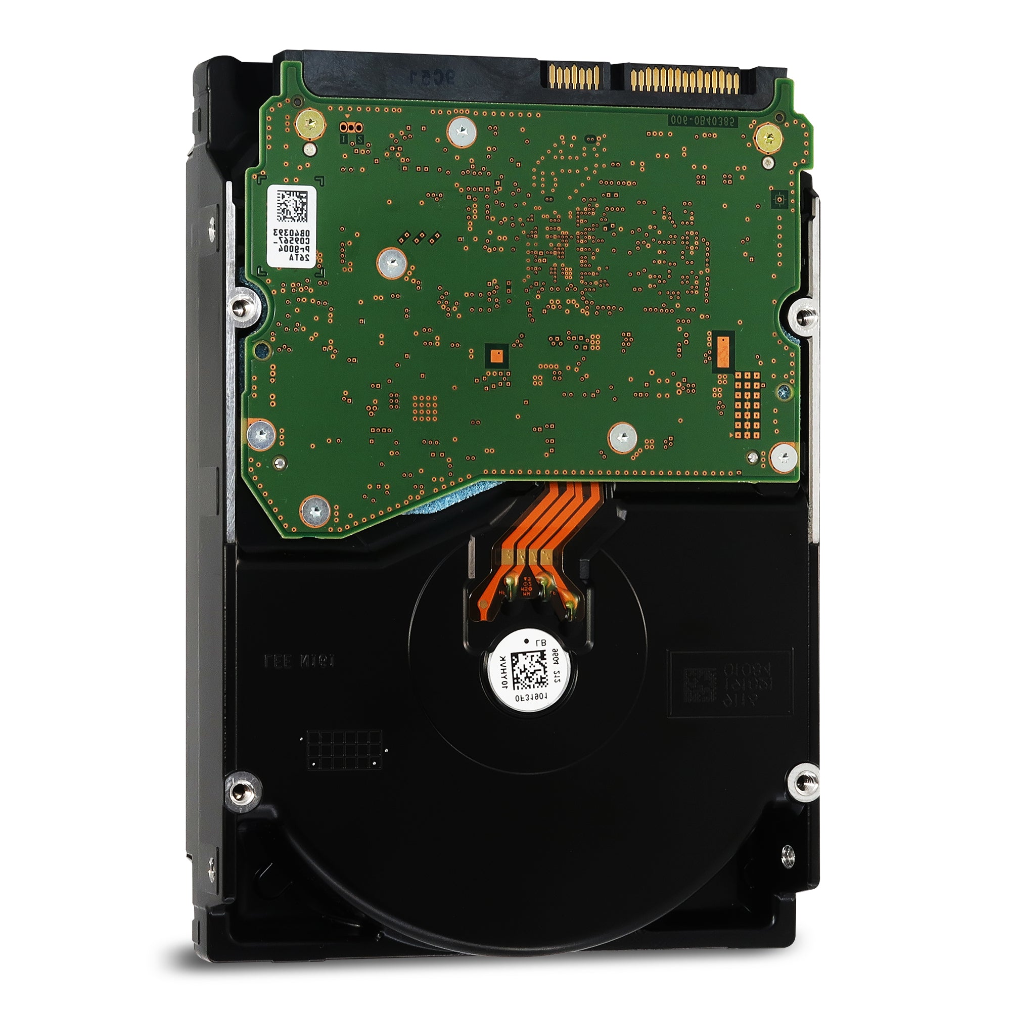 WD / HGST Ultrastar He10 / HC510 HUH721010ALN601 0F27503 10TB 7.2K RPM SATA 6Gb/s 4Kn 256MB 3.5" SED Power Disable Pin Manufacturer Recertified HDD - Rear View