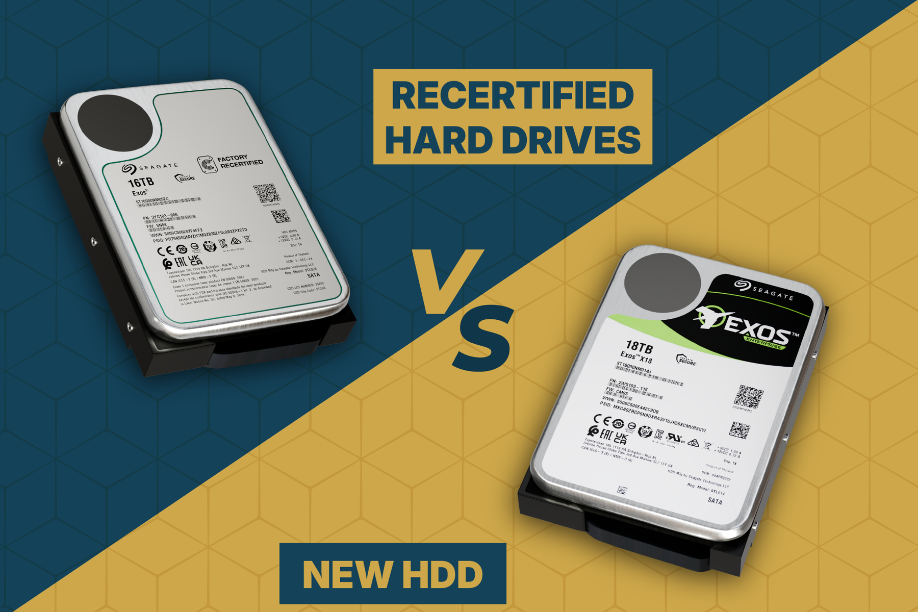 New vs. Recertified Hard Drives: A Comprehensive Comparison