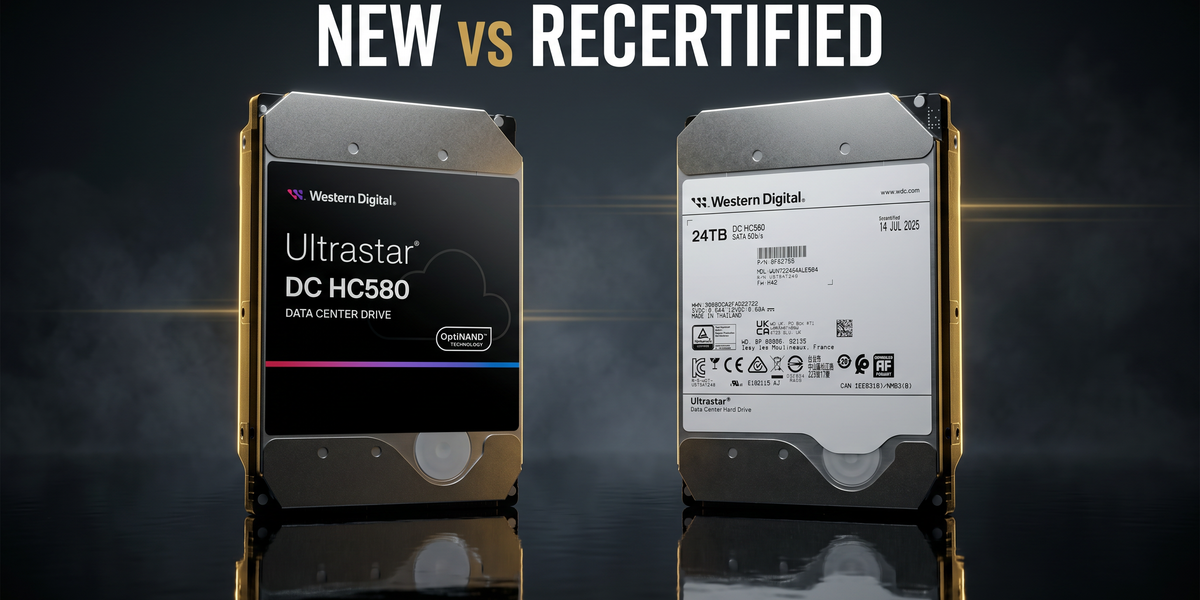 VSフェニックス HDD New vs. Recertified Hard Drives: A Comprehensive Comparison