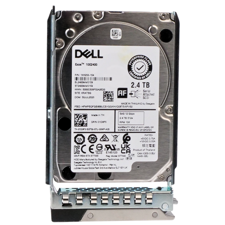 Dell G14 401-BTHQ 2.4TB 10K RPM SAS 12Gb/s 512e 256MB 2.5in Refurbished HDD