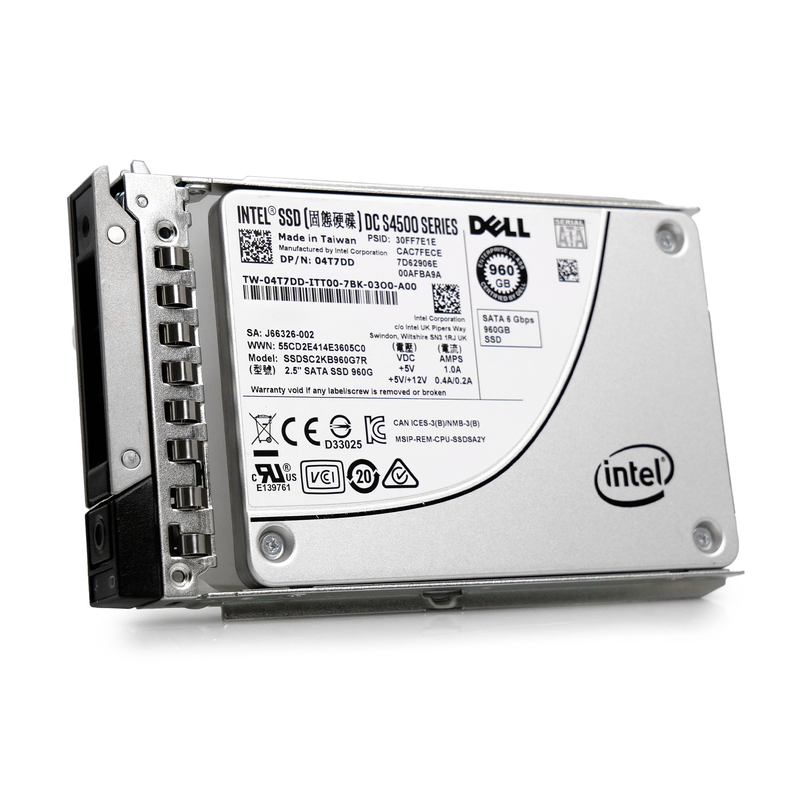 Dell G14 SSDSC2KB960G7R 04T7DD 960GB 1 DWPD SATA 6Gb/s 3D TLC 2.5in Refurbished SSD