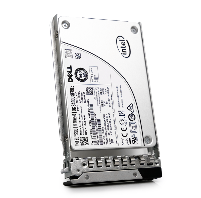 Dell G14 SSDSC2KB960G7R 04T7DD 960GB 1 DWPD SATA 6Gb/s 3D TLC 2.5in Refurbished SSD