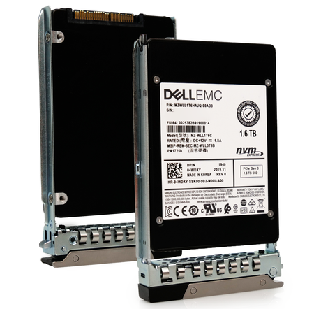 Dell G14 04WDXY 1.6TB 3 DWPD PCIe Gen 3.0 x4 4GB/s Read Intensive 3D TLC 2.5in Recertified Solid State Drive