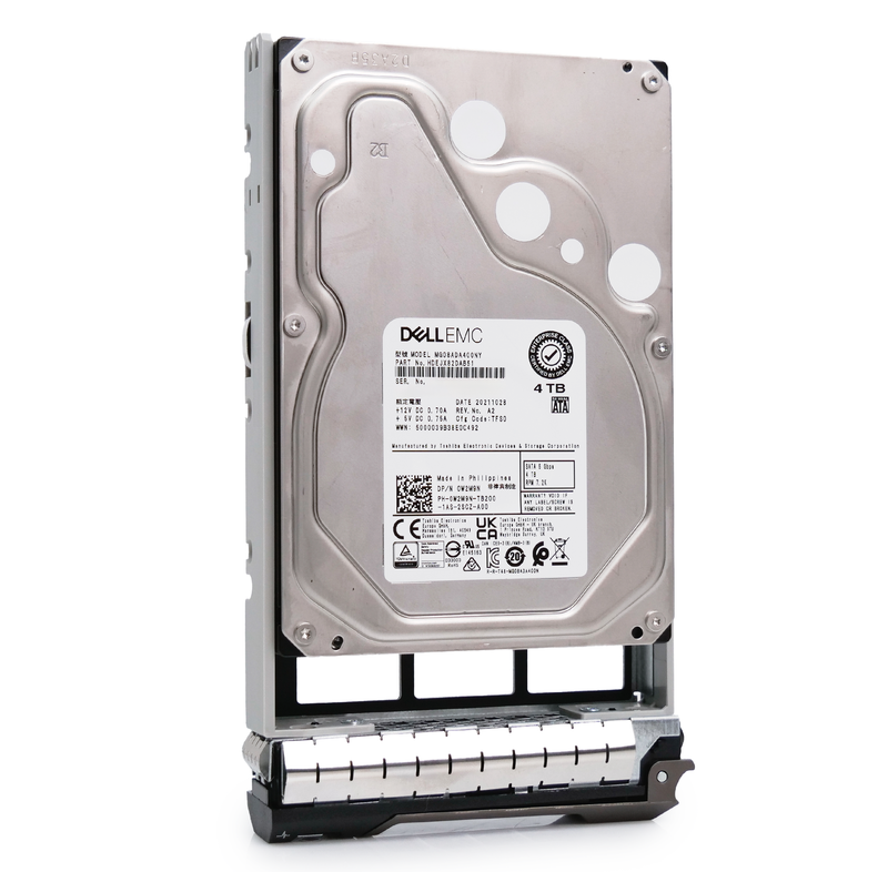 Dell Enterprise 4Tb 7.2K 6Gbps Sata 3.5'' Hard Drive並行輸入 Buy Certified Dell Gen14 4TB 7.2K RPM SATA 3.5 inch 6Gbps hot-plug