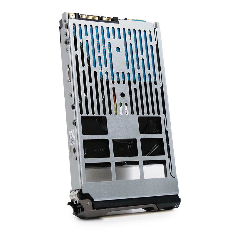 Dell G13 0W2M9N 4TB 7.2K RPM SATA 6Gb/s 512n 3.5in Hard Drive, back angled view