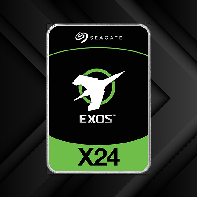 Seagate Exos X24 ST24000NM002H 24TB 7.2K RPM SATA 6Gb/s 512e FastFormat 3.5in Refurbished HDD