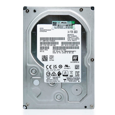 Western Digital/HP Ultrastar DC HC320 HUS728T8TALE604 8TB 7.2K RPM SATA 6Gb/s 512e 3.5in Refurbished HDD