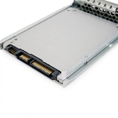 Dell G14 KHK6XLSE1T92 0KJR1M 1.92TB 0.6 DWPD SATA 6Gb/s 3D TLC 3.5in Read Intensive SSD, back connectors view