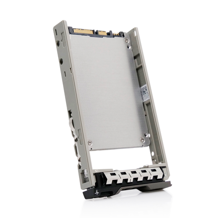 Dell G13 KHK6XLSE1T92 0KJR1M 1.92TB 0.6 DWPD SATA 6Gb/s 3D TLC 3.5in Read Intensive SSD, back angled view