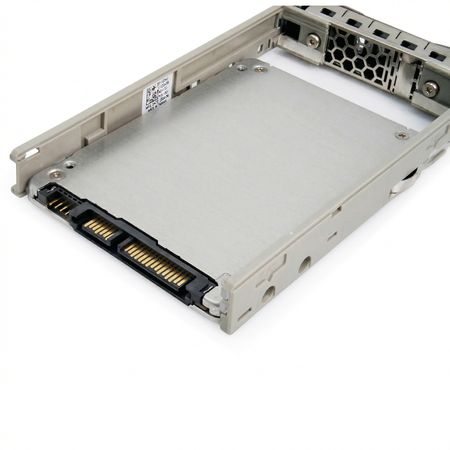 Dell G13 KHK6XLSE1T92 0KJR1M 1.92TB 0.6 DWPD SATA 6Gb/s 3D TLC 3.5in Read Intensive SSD, back tray view