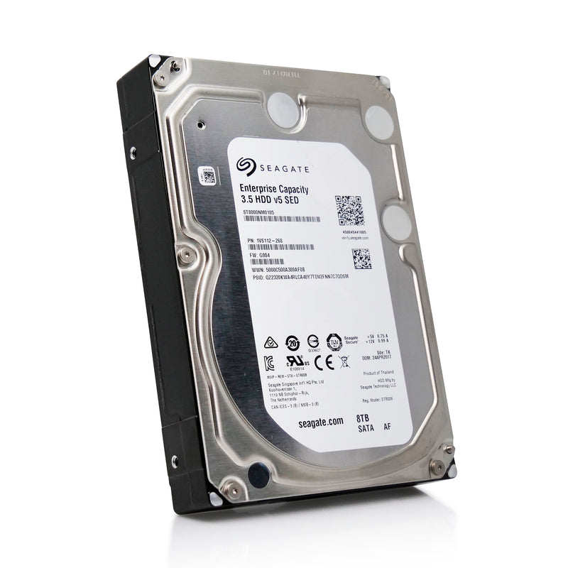Seagate Exos 7E8 ST8000NM0105 8TB 7.2K RPM SATA 6Gb/s 512e 256MB 3.5" SED Hard Drive