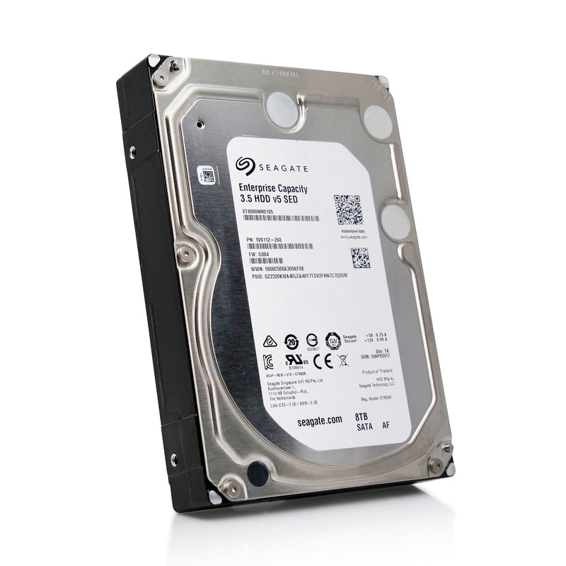 Seagate Exos 7E8 ST8000NM0105 8TB 7.2K RPM SATA 6Gb/s 512e 256MB 3.5" SED Refurbished HDD