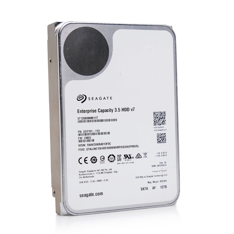 Seagate Exos X12 ST12000NM0117 12TB 7.2K RPM SATA 6Gb/s 512e 256MB 3.5" HDD
