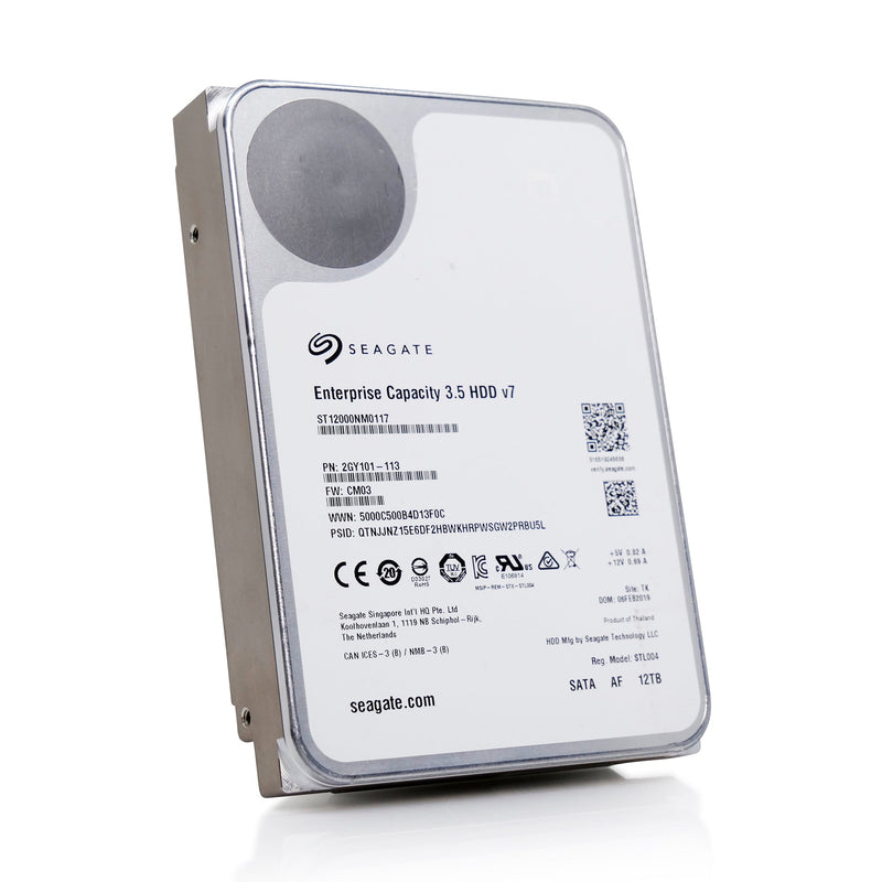 Seagate Exos X12 ST12000NM0117 12TB 7.2K RPM SATA 6Gb/s 512e 256MB 3.5" HDD