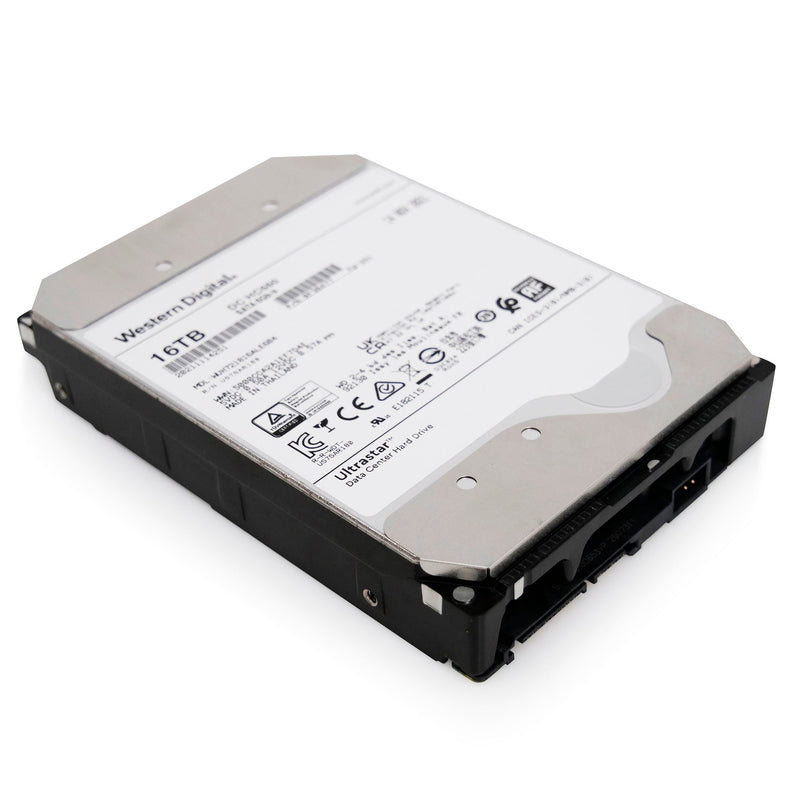 Western Digital Ultrastar DC HC550 WUH721816ALE604 0F38477 16TB 7.2K RPM SATA 6Gb/s 512e 3.5in Power Disable Hard Drive