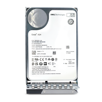 Dell G14 0R0G8W 16TB 7.2K RPM SAS 12Gb/s 512e 512MB 3.5in HDD