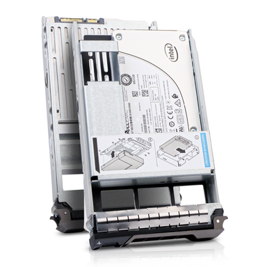 Dell G13 Hybrid 0X31G3 960GB 3 DWPD SATA 6Gb/s 3D TLC 2.5in Mixed Use Solid State Drive, combine angled view