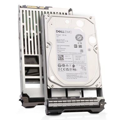 Dell G13 J7W80 8TB 7.2K RPM SATA 6Gb/s 512e 256MB 3.5in Hard Drive, combine angled view