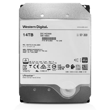 Western Digital Ultrastar DC HC530 WUH721414AL4204 0F31002 14TB 7.2K RPM SAS 12Gb/s 4kn 3.5in Refurbished HDD