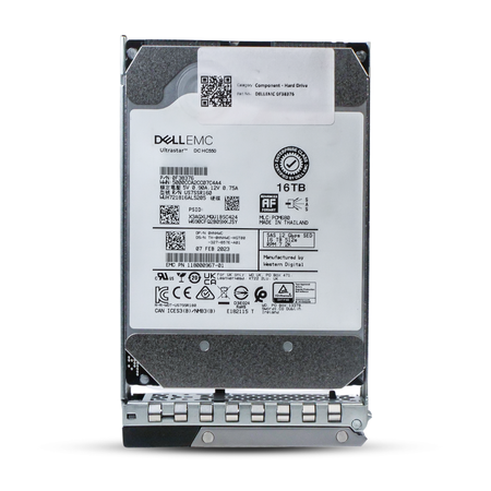 Dell G14 0HNHWC 16TB 7.2K RPM SAS 12Gb/s  2e 3.5in Enterprise HDD, front view