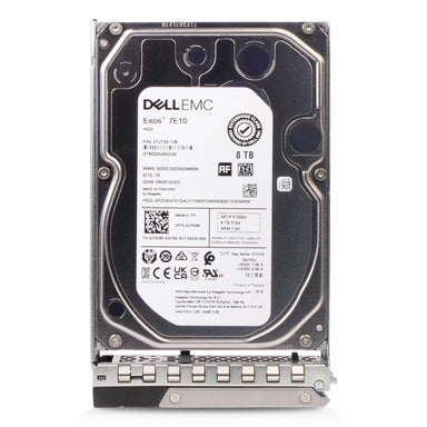 Dell G14 J7W80 8TB 7.2K RPM SATA 6Gb/s 512e 256MB 3.5in Hard Drive, front view