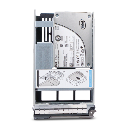 Dell G13 Hybrid 0X31G3 960GB 3 DWPD SATA 6Gb/s 3D TLC 2.5in Mixed Use Solid State Drive, front view