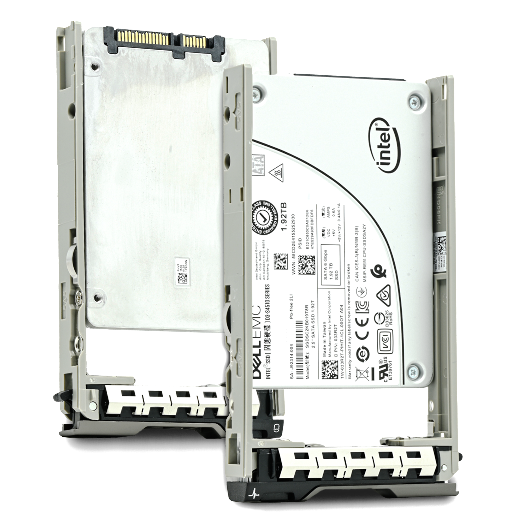 Dell G13 33R2T SSDSC2KB019T8R 1.92TB SATA 6Gb/s 1DWPD Read Intensive 2.5in Refurbished SSD