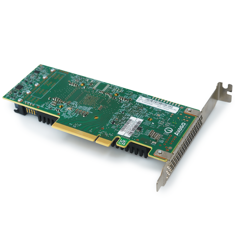 Lenovo 9400 Series 430-16i 4x Internal SAS/SATA/NVME Ports PCIe x8 9400-16i Full Height/Low Profile HBA back flat