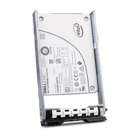Dell G13 0X31G3 960GB 3 DWPD SATA 6Gb/s 3D TLC 2.5in Mixed Use Solid State Drive, front angled view