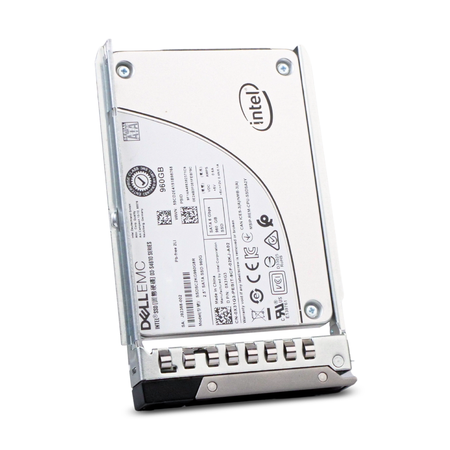 Dell G14 0X31G3 960GB 3 DWPD SATA 6Gb/s 3D TLC 2.5in Mixed Use Solid State Drive, front angled view