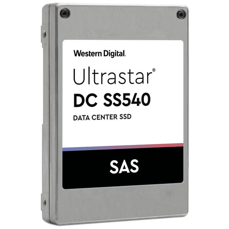 Dell/Western Digital Ultrastar DC SS540 WUSTVA138BSS200 3.84TB 1 DWPD SAS 12Gb/s 512e 2.5in Recertified Solid State Drive
