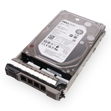 Dell G13 J7W80 8TB 7.2K RPM SATA 6Gb/s 512e 256MB 3.5in Hard Drive, front bottom view