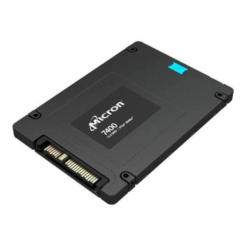 Micron 7400 PRO MTFDKCB960TDZ 960GB 1 DWPD PCIe Gen 4.0 x4 8GB/s 3D TLC U.3 NVMe 2.5in Refurbished SSD
