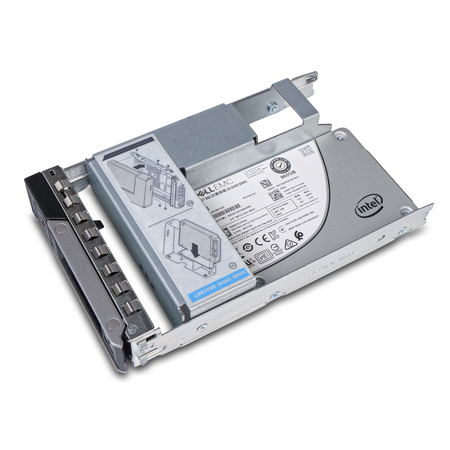 Dell G14 Hybrid 0X31G3 960GB 3 DWPD SATA 6Gb/s 3D TLC 2.5in Mixed Use Solid State Drive, front angled bottom view