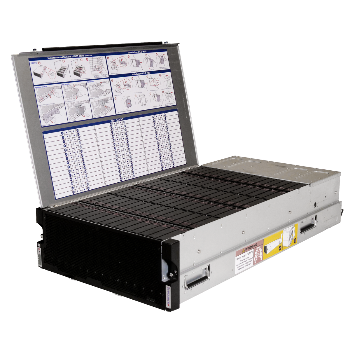 Supermicro SuperChassis 90-Bay 946ED-R2KJBOD — ServerPartDeals.com
