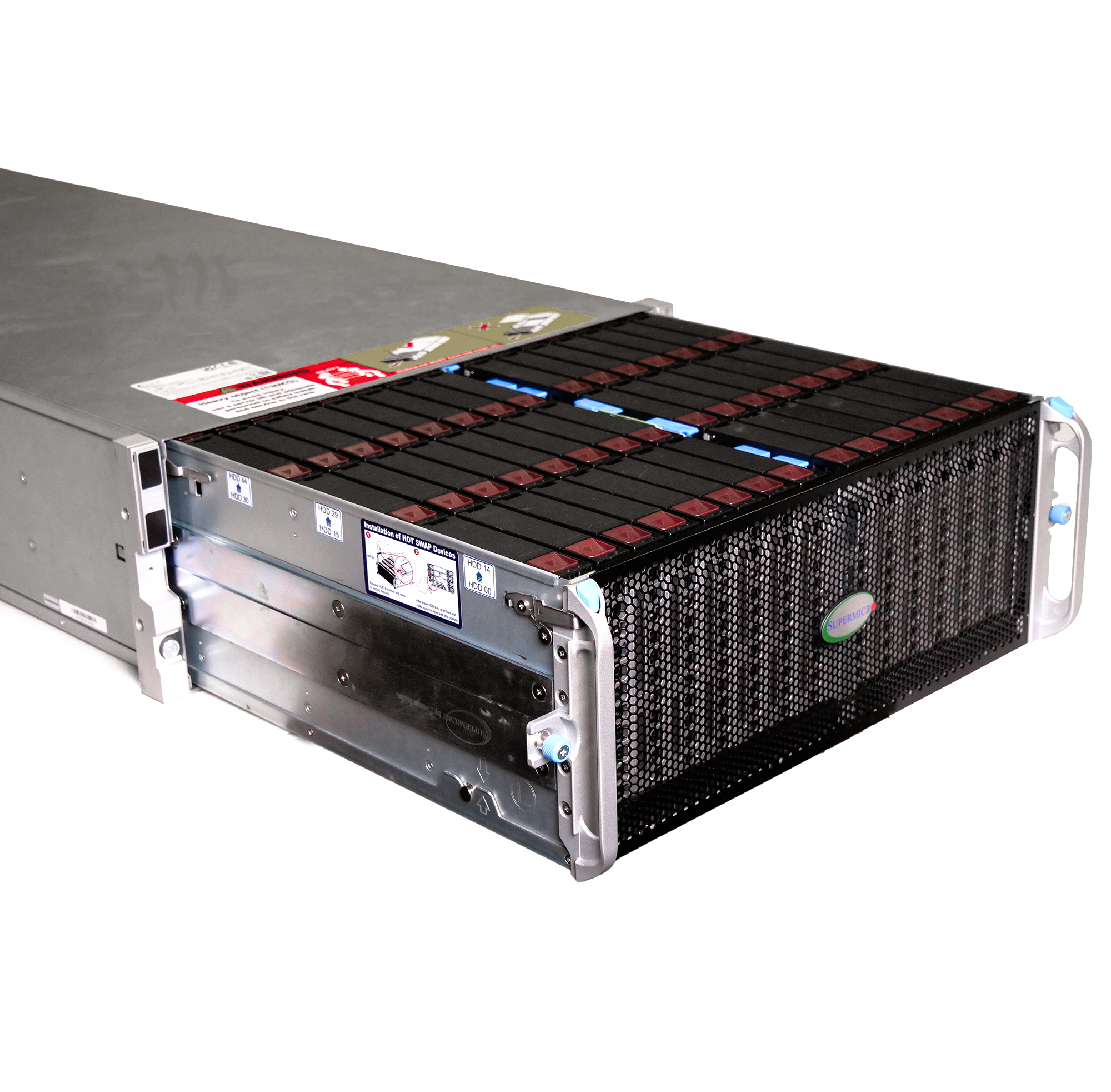 Supermicro SuperChassis 90-Bay SATA JBOD 4U Rackmount Front-Load Disk ...
