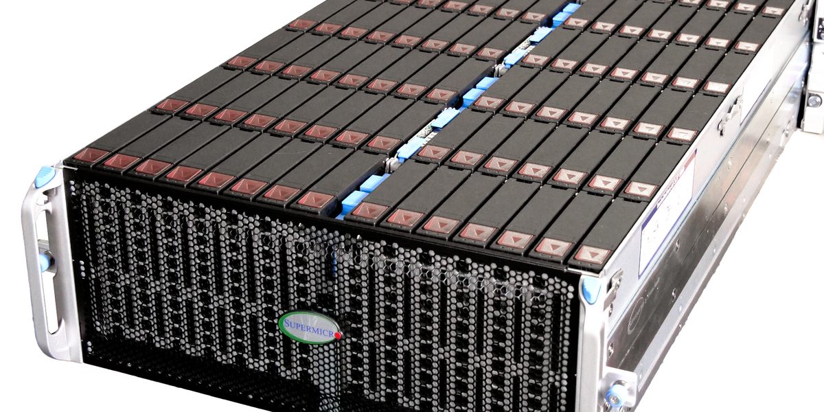 Supermicro SuperChassis 90-Bay Host Managed SMR SATA JBOD 4U Supermicro SuperChassis 90-Bay Host Managed SMR SATA JBOD 4U