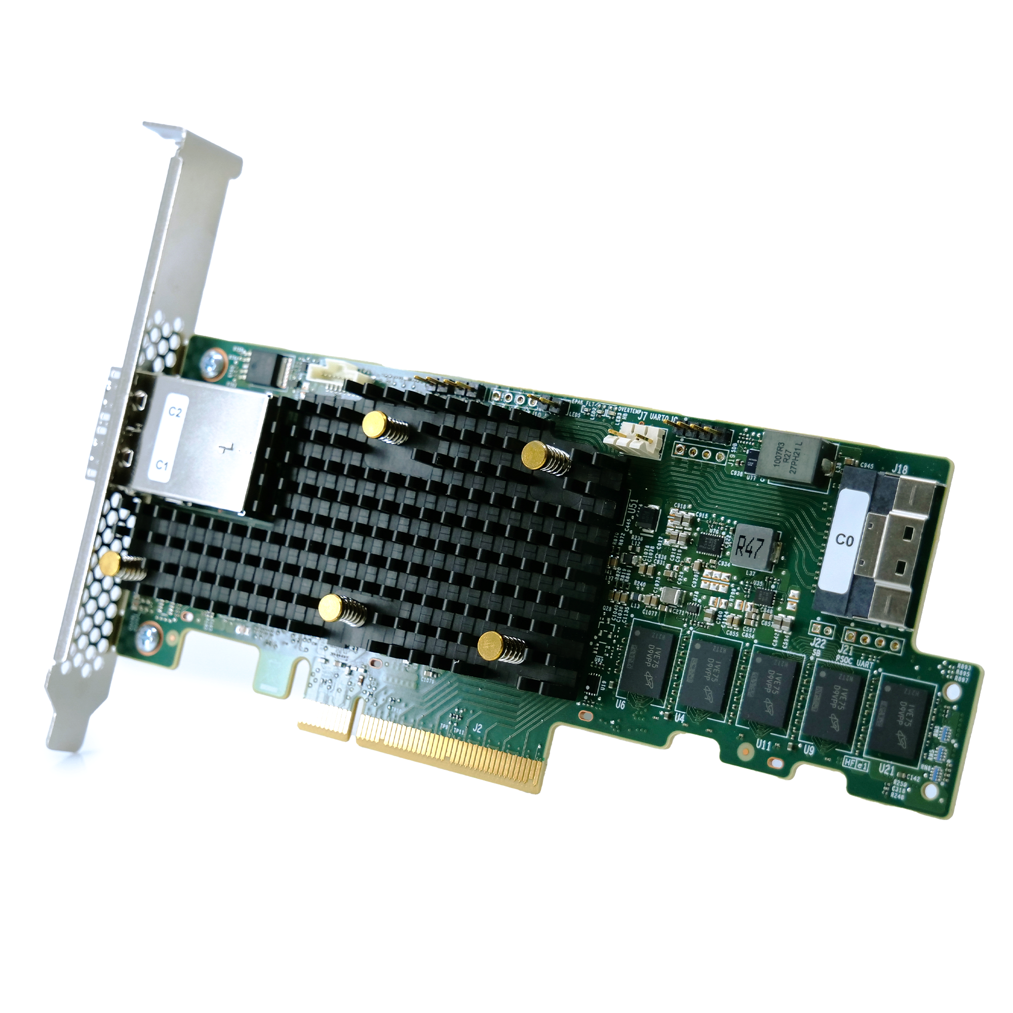 LSI SAS, SATA, NVMe Raid Controller 9580-8i8e PCIe Gen 4.0 x8 16GB/s Full Height Refurbished