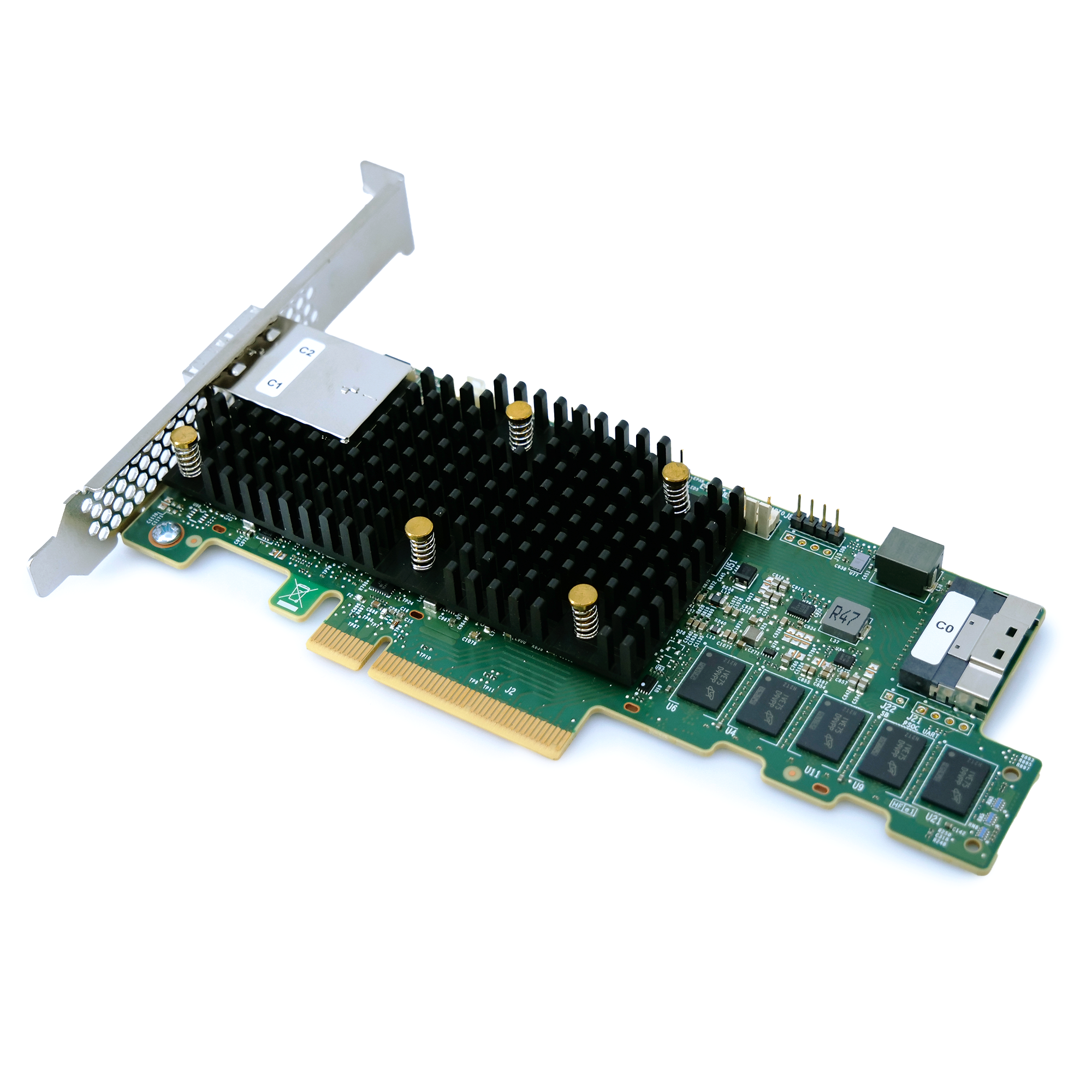 LSI SAS, SATA, NVMe Raid Controller 9580-8i8e PCIe Gen 4.0 x8 16GB/s Full Height Refurbished