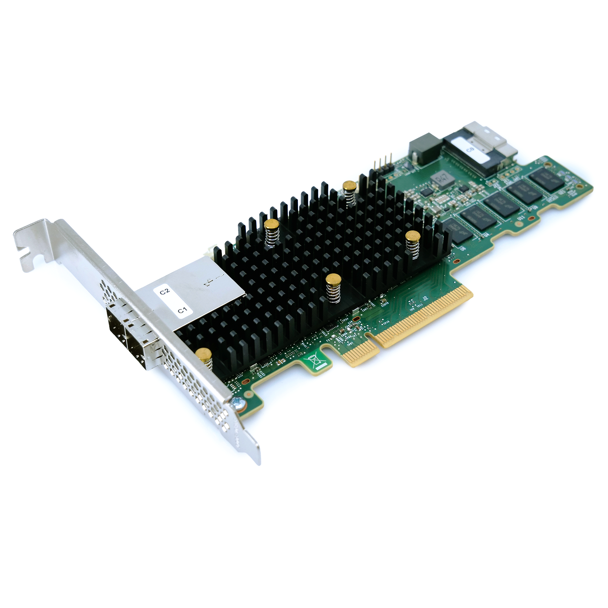 LSI SAS, SATA, NVMe Raid Controller 9580-8i8e PCIe Gen 4.0 x8 16GB/s Full Height Refurbished