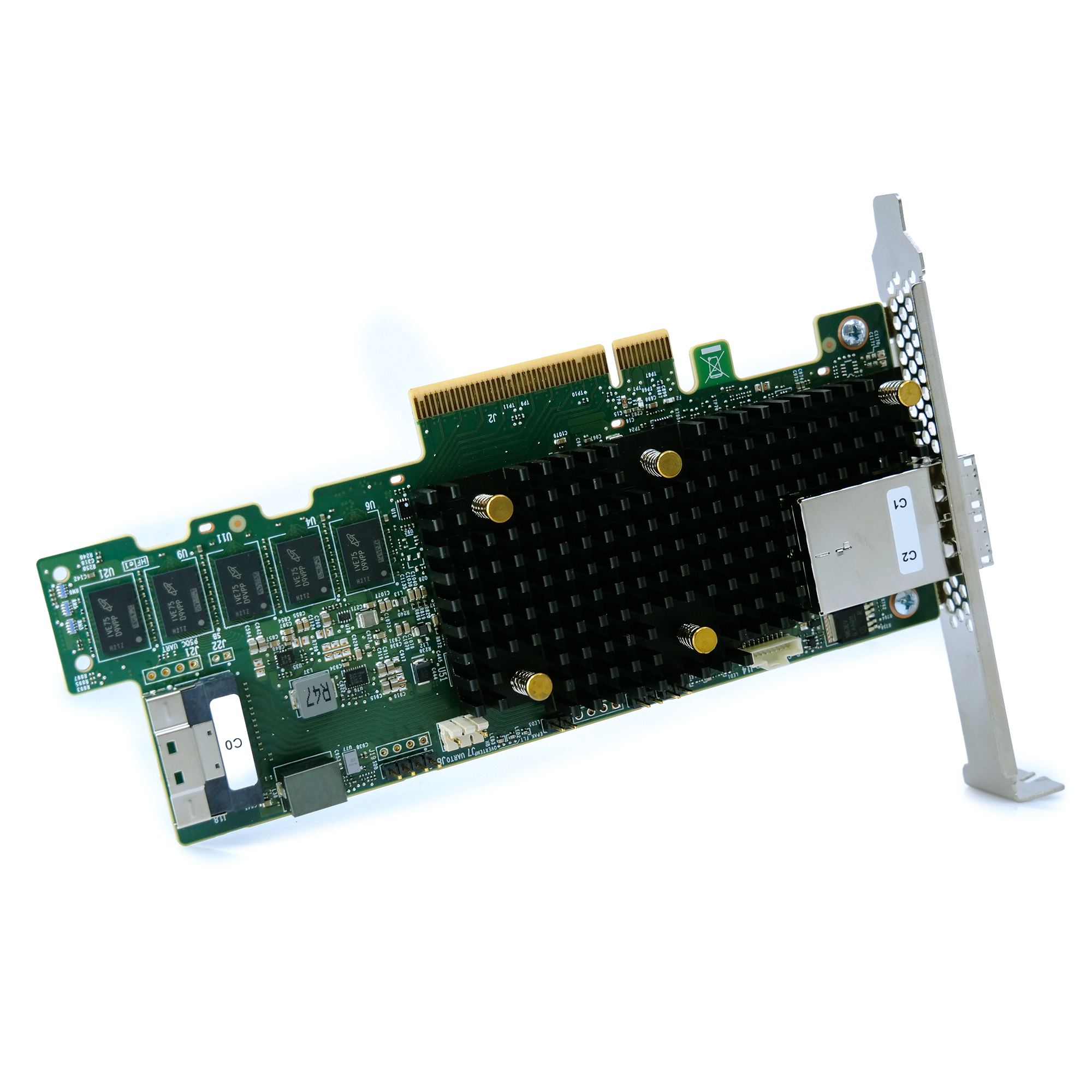 LSI SAS, SATA, NVMe Raid Controller 9580-8i8e PCIe Gen 4.0 x8 16GB/s Full Height Refurbished