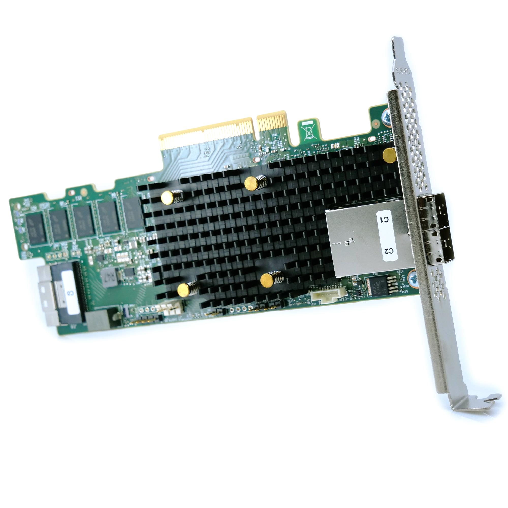 LSI SAS, SATA, NVMe Raid Controller 9580-8i8e PCIe Gen 4.0 x8 16GB/s Full Height Refurbished