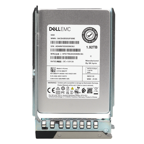 Dell G14 962FP HFS1T9G3H2X069N 1.92TB SATA 6Gb/s 1DWPD Read Intensive 2.5in Refurbished SSD