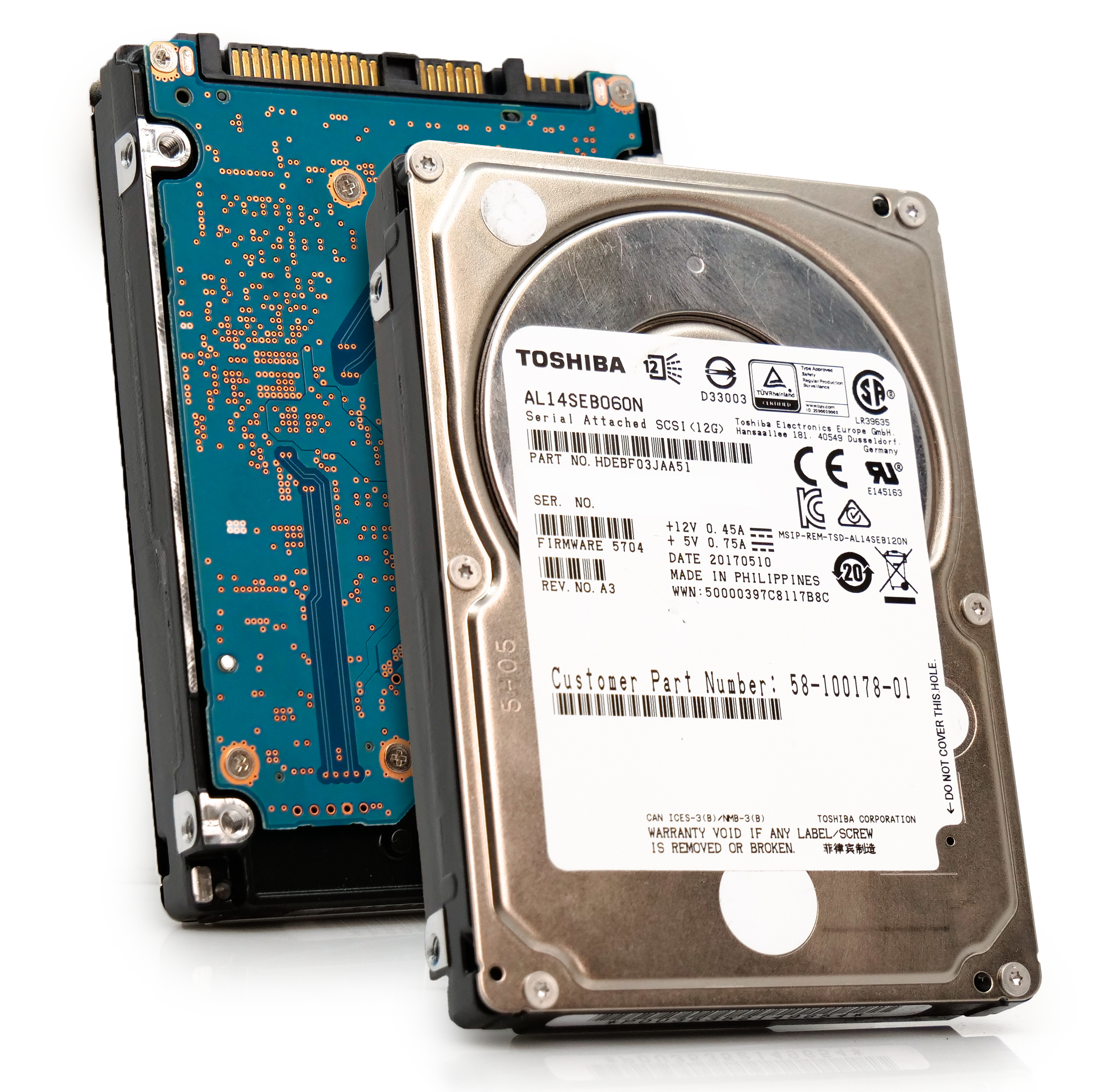 Toshiba AL14SEB060N 600GB 10K RPM SAS 12Gb/s 512e 2.5in Hard Drive