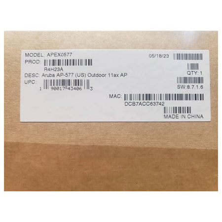 HPE Aruba AP-577 APEX0577 Wi-Fi 6 802.11ax Dual Radio Directional Outdoor Access Point