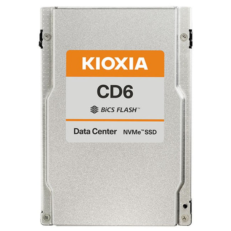 Kioxia CD6-V KCD6XVUL3T20 3.2TB 3 DWPD PCIe Gen 4.0 x4 8GB/s 3D TLC U.3 NVMe 2.5in Refurbished SSD