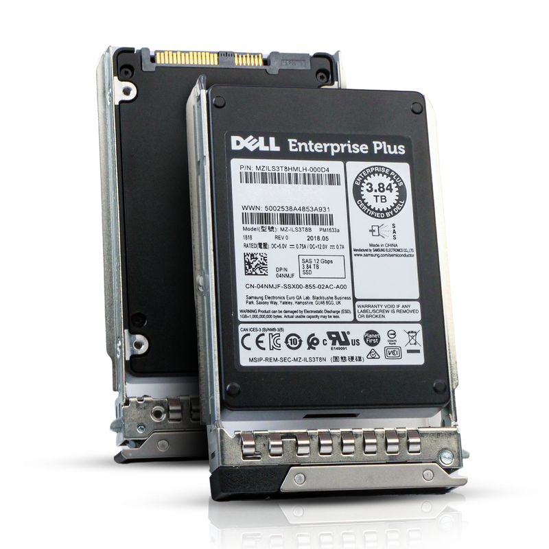 Dell G14 04NMJF 3.84TB 1 DWPD SAS 12Gb/s 3D TLC 2.5in Refurbished SSD