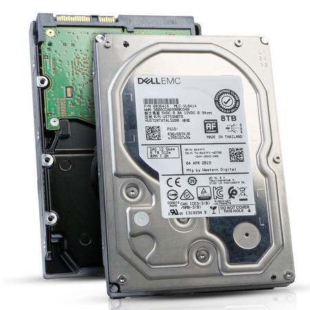 Dell/Western Digital Ultrastar DC HC320 HUS728T8TAL5200 0B36416 8TB 7.2K RPM SAS 12Gb/s 512e 256MB 3.5in Refurbished HDD