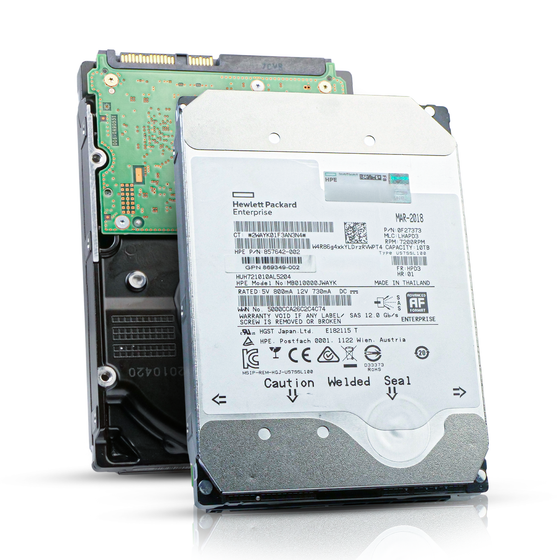 HP/HGST Ultrastar He10 HUH721010AL5204 0F27373 10TB 7.2K RPM SAS 12Gb/s 512e 256MB 3.5in Refurbished HDD