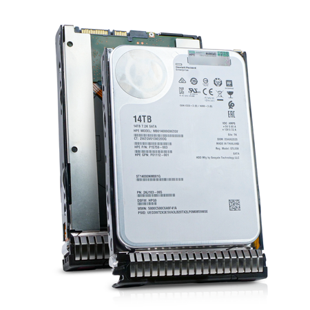 HP Generation 8 MB014000GWZGV P15759-003 14TB 7.2K RPM SATA 6Gb/s 256MB 3.5in Refurbished HDD